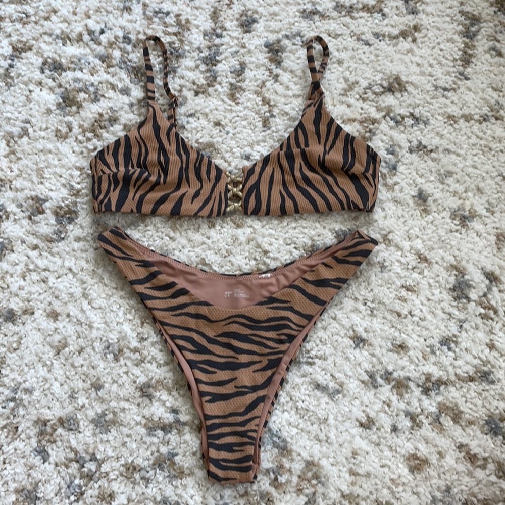 Animal print aerie bikini